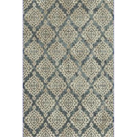 Melody Rectangular Rug- Blue - 5 Ft. 3 In. X 7 Ft. 7 In.